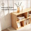 Bibliothèque Montessori, armoire de rangement en bois à 5 sections, organisateur de rangement pour jouets avec bibliothèque pour enfants, tablette pour chambres d'enfants, salle de classe, salle de jeux, garderie, école maternelle