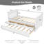 Lit plateforme simple avec tiroirs et lit gigogne, lit de jour avec 3 tiroirs de rangement et lit d'invité coulissant, aucun sommier nécessaire-1308946955