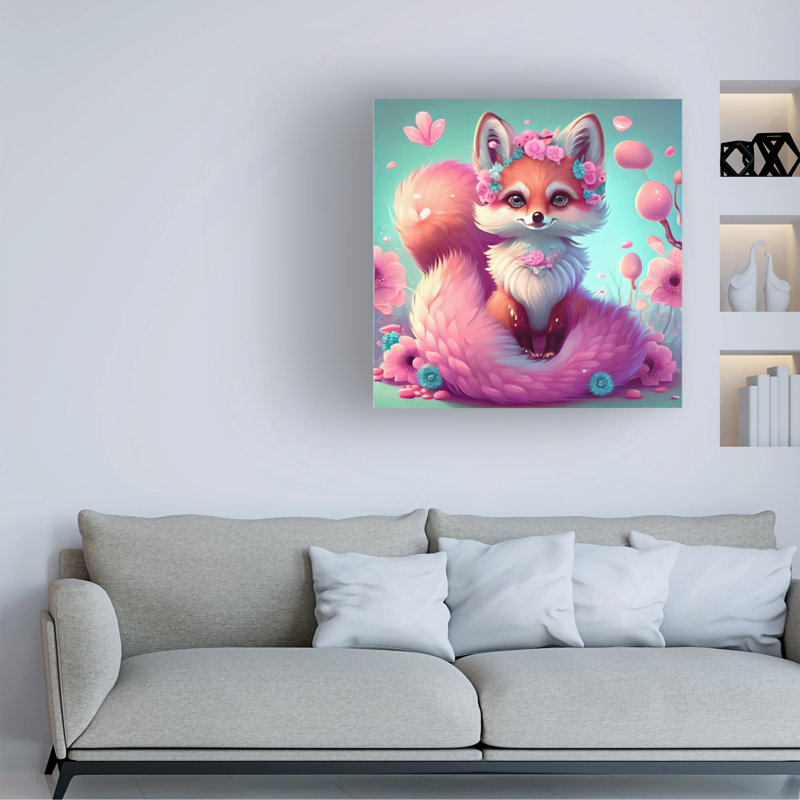 Art sur toile Sasha Magicville 19, H 14 po x l 14 po