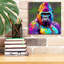 «Gorilla Stare» par Dean Russo, art mural sur toile-510914527