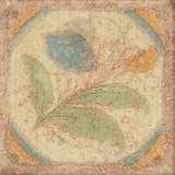 Cotto Nature 3" x 3" Porcelain Tira Versilia Hand Painted Decorative Accent Tile in Blue/White