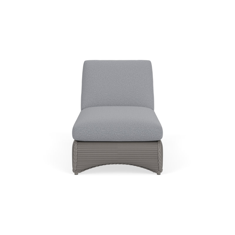 Loom Outdoor Chaise Lounge, Rumba Stonewashed, Pewter