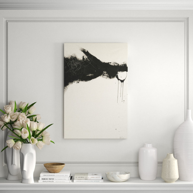 Obliquo IV Print by Kelly Rogers, Image Brush Gel, 36" H x 24" W x 1.5" D