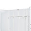 Lit relevable hydraulique pour grand lit avec garde-robe élégante - apparence blanche et espace