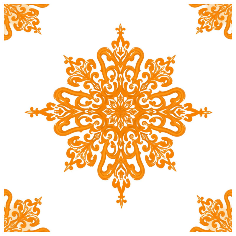 Housses de couette oranges oranges, King