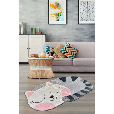 Premium Washable Area Rug, 100% Polyester, 23.6 x 39.4 inches | Antibacterial, Non-Slip Underside, 0.4 in Pile Height | Machine Washable at 86°F, Easy Care | Perfect for Living Room, Bedroom, and Playroom | Soft, Durable, and Stylish Design