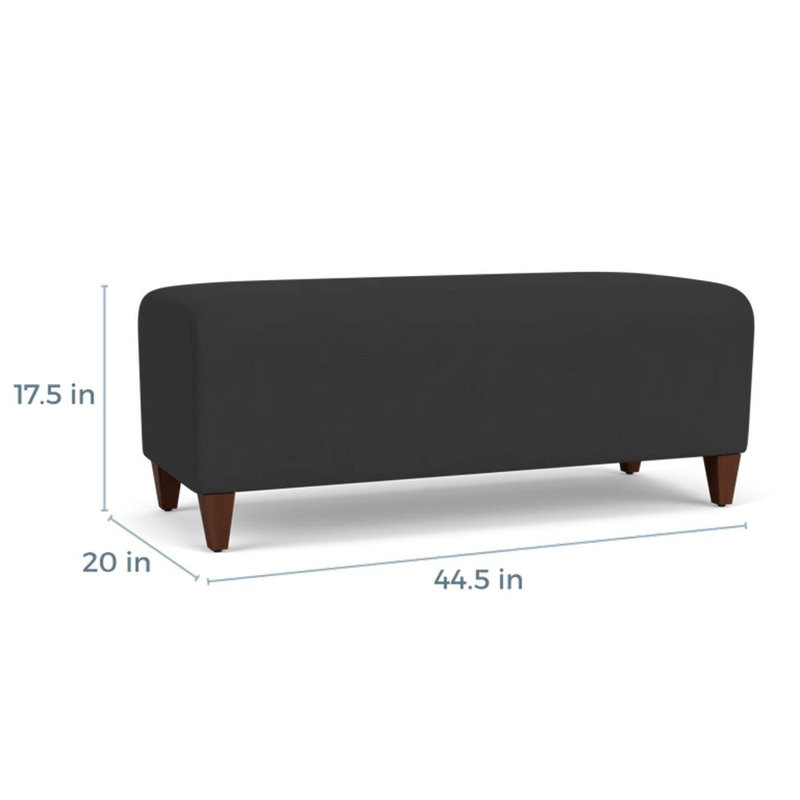 Banc de réception Siena, Noyer, Graphite portes ouvertes