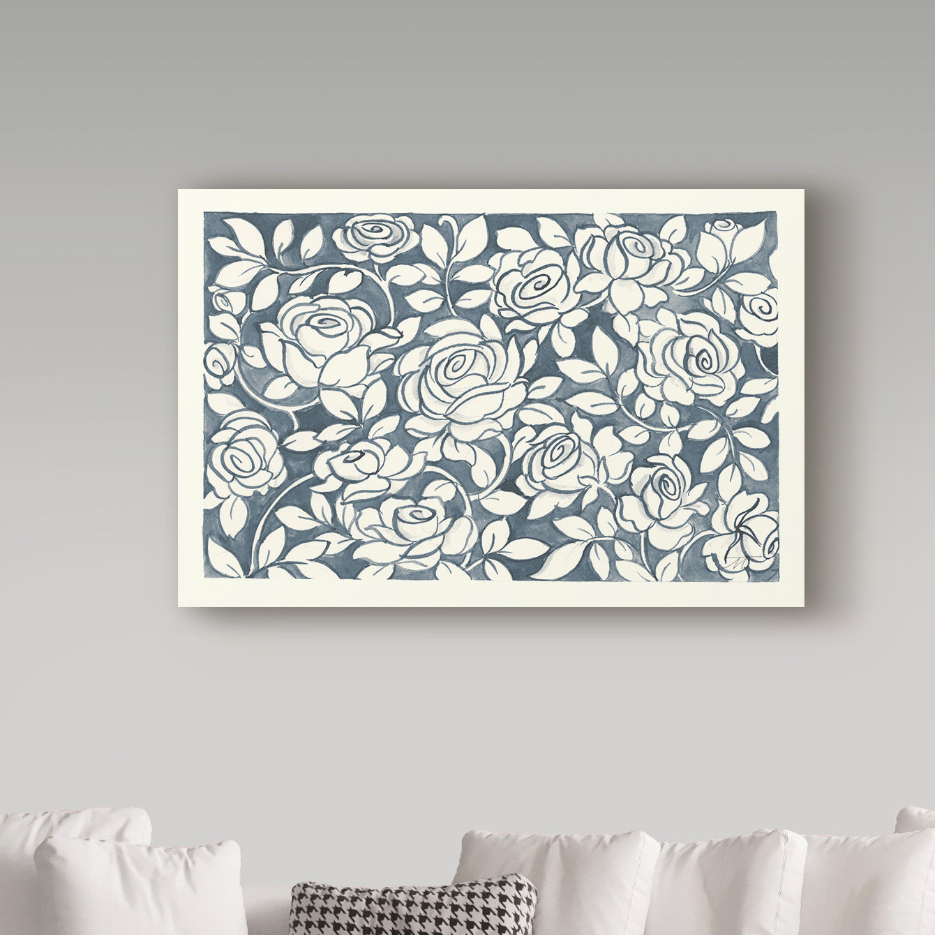August Grove® Dunja 'Farm Life VII' Drawing Print on Wrapped Canvas ...