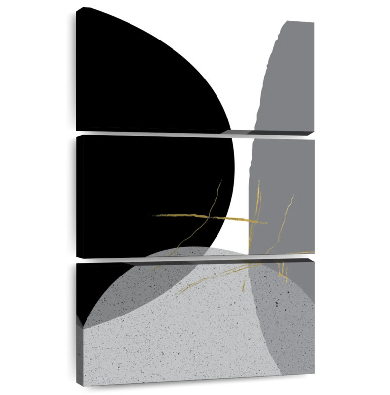 Avery Black Gold Minimalist I, 32" H x 20" W