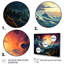 «Dreamy Mountain Scenery At Night II», art mural paysage d'hiver-1233070211-1233070268