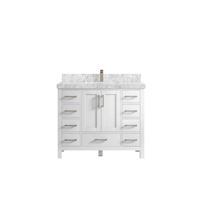 Ensemble de meuble-lavabo simple 42 po Malibu