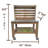 Ascencio Rectangular Metal Outdoor Buffet & Console Table
