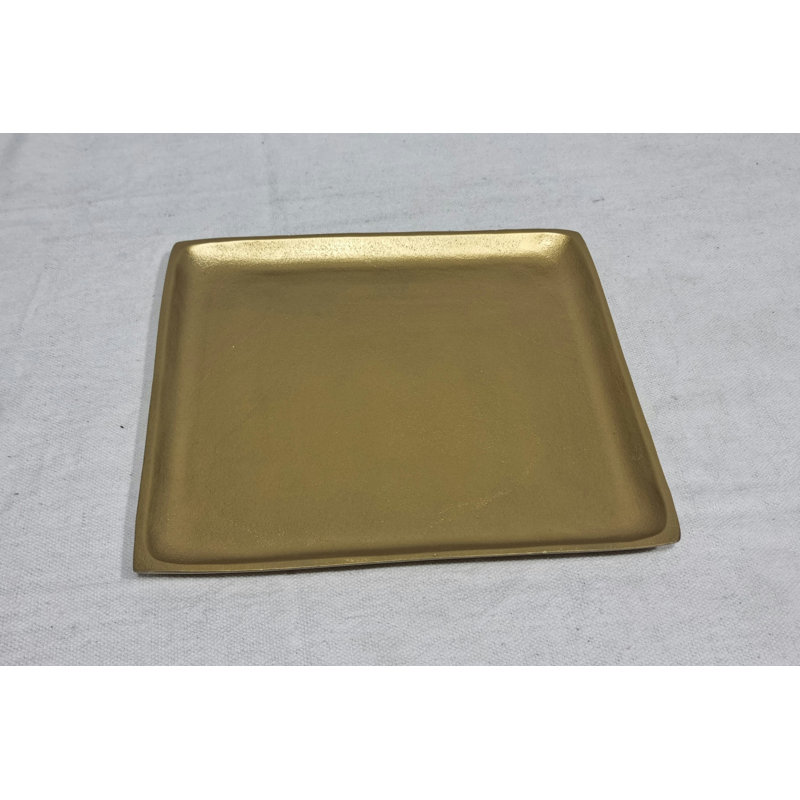 Support pour plante Brextyn, Laiton, H 1,18 po x l 14,96 po x P 14,96 po
