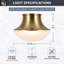 Plafonnier encastré 1 lumière Chelsea-109883189