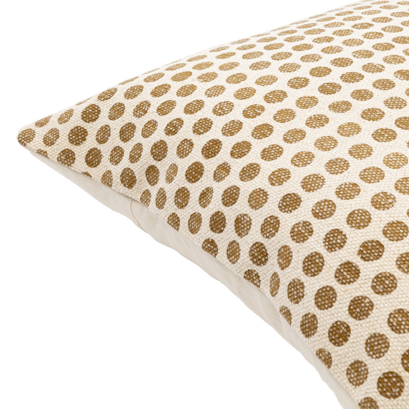 Coussin Zetta, Housse de coussin seulement - sans coussin, Beige clair / brun clair