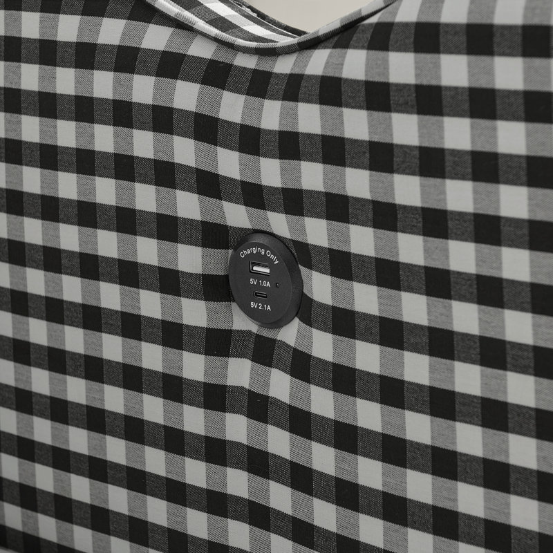 Lit de jour double, Lit gigogne simple, Noir