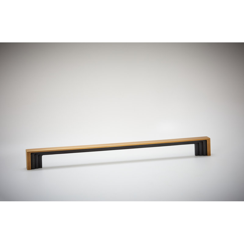 Step Appliance Pull, Antique Brass