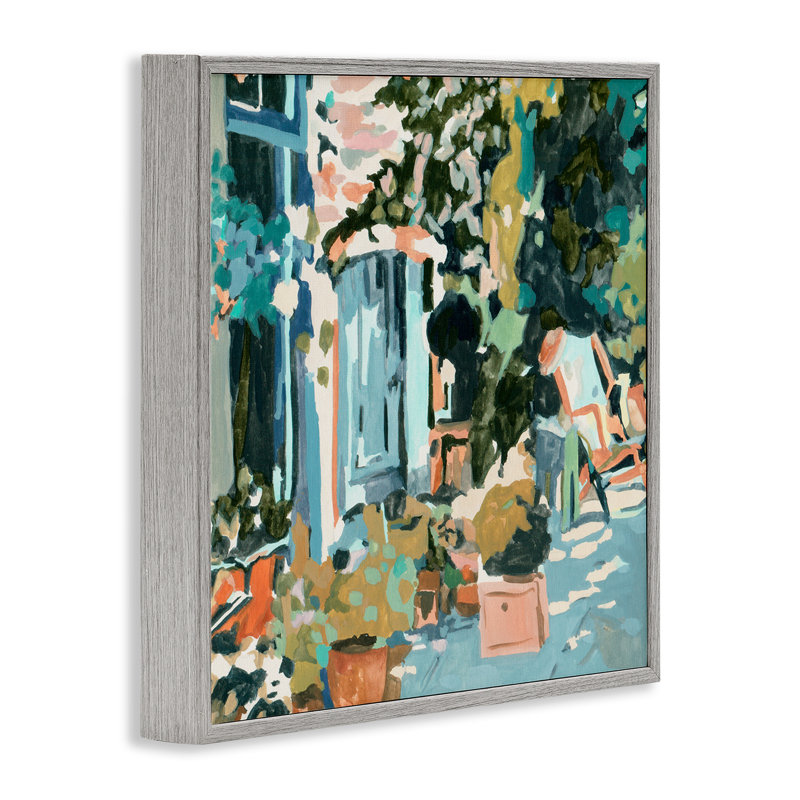 «Abstract Cityscape Architecture», art de la giclée encadrée par Melissa Wang, Estampe numérique Farmhouse, H 24 po x l 24 po