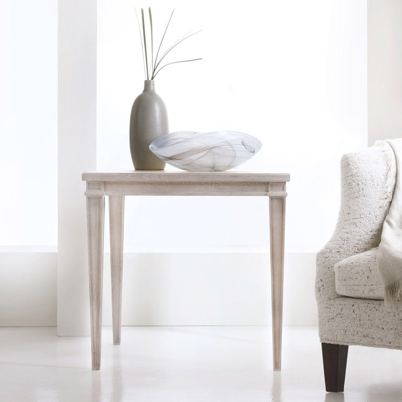 Modern History Solid Wood End Table