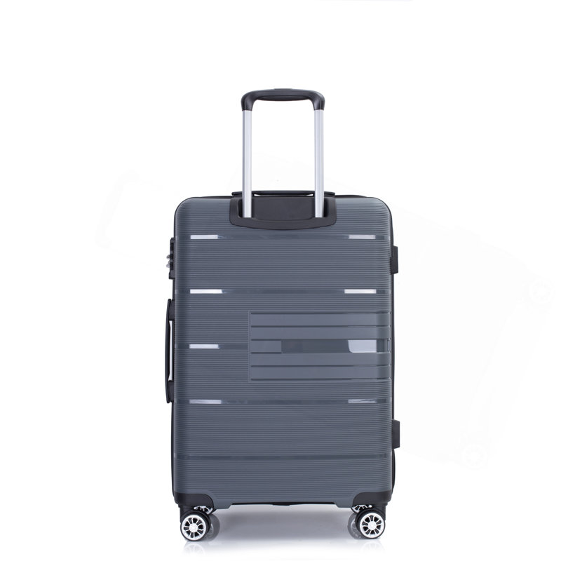 Ensemble de valises légères et durables avec serrure TSA, ensemble de 3 valises à roulettes doubles Hardshell