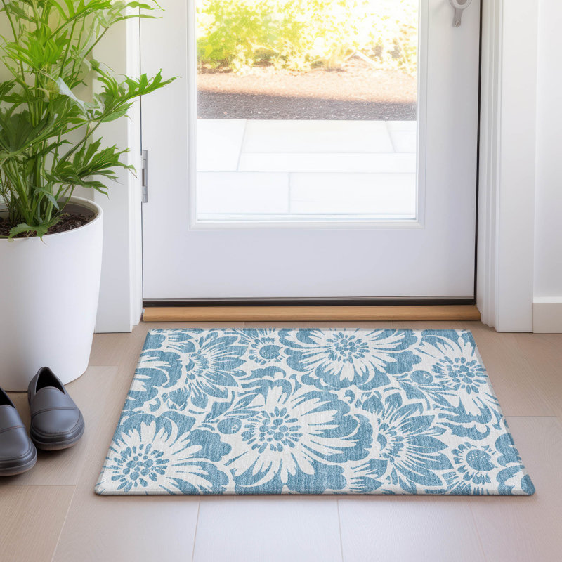 Tapis intérieur / extérieur Kinslee, Rectangle 1 pi 8 po x 2 pi 6 po