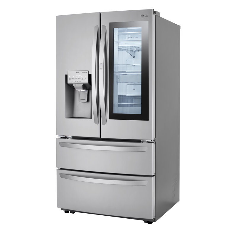 LG 36" French Door Refrigerator 28 cu. ft. Smart Refrigerator, Stainless Steel