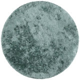 Chandra Rugs Giulia Collection Plush Modern Contemporary Hand-Woven Silver White Grey Shag Polyester Pile Material Handmade Area Rug