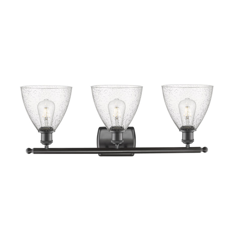 Éclairage pour meuble-lavabo 3 lumières Shauna, DEL, Bronze huilé