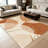 Gold Abstract   area rugs for Living Room, Soft and Comfortable, Suitable for all seasons, easy to maintain, machine washable Indoor floor mat, Under Table Farmhouse suitable for Bedroom, Dining Room, Study,  Balcony, Home Decor Patio-6225764