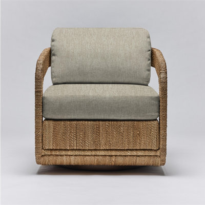 Fauteuil pivotant en cuir 27,5 po Harbour