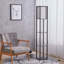 Damm 160cm Black Column Floor Lamp