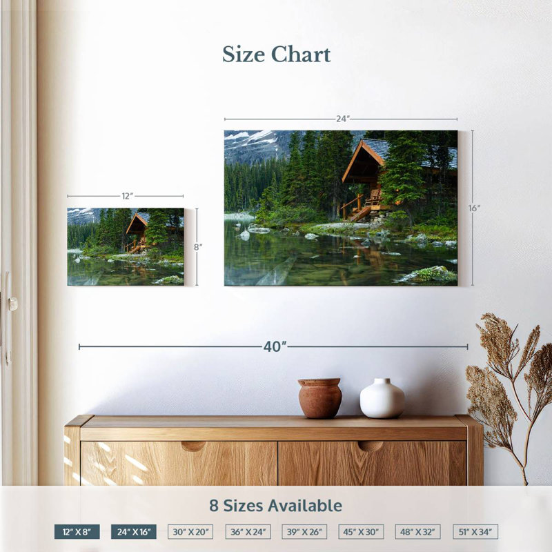 Alvord Ohara Lake House, H 16 po x l 24 po