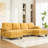 103.5"W 4-Piece Upholstered Sectional-165286402