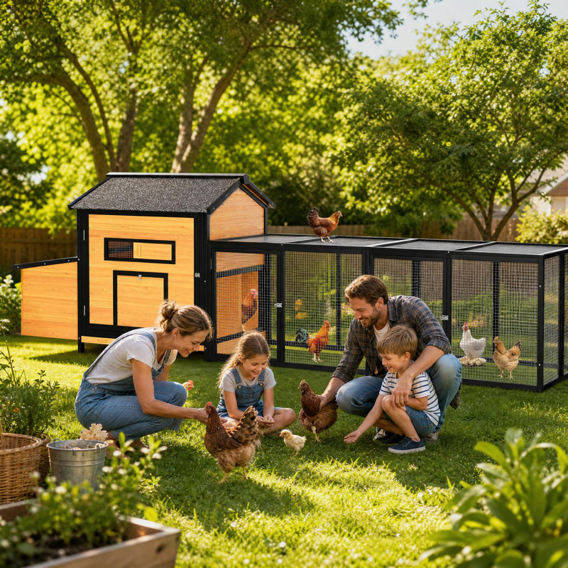 Chicken Coop, Wood color