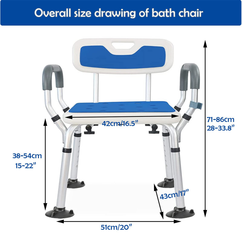 U-Shaped Shower Seat