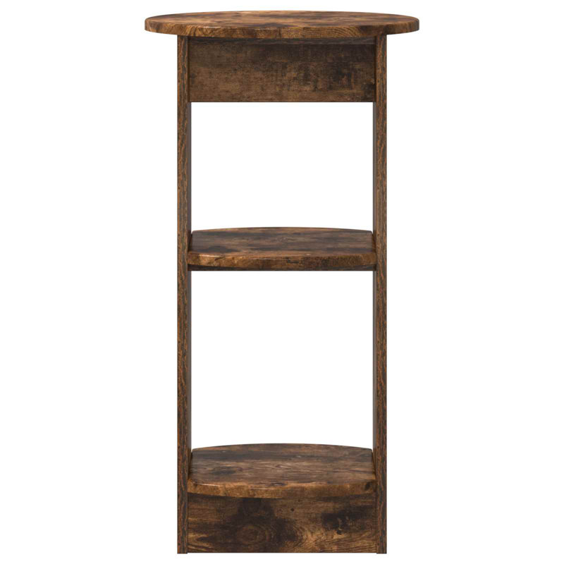 40cm W Bookcase, (2 Shelves) 75cm. H x 40cm. W x 40cm. D, Smoked Oak