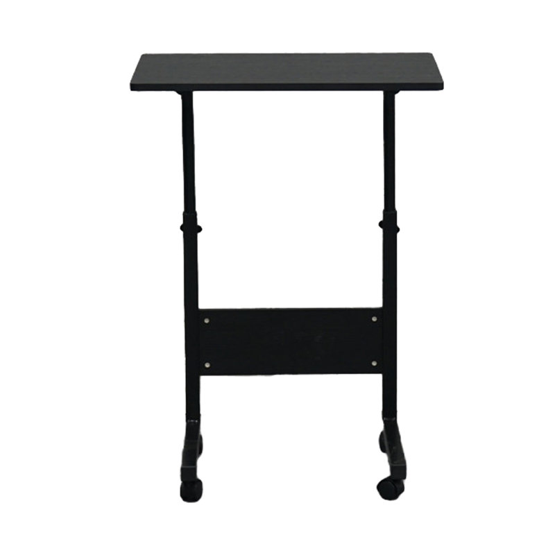 23.62in  Adjustable Rectangle Computer Desk, Black