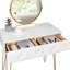 Coilin Dressing Table with Mirror
