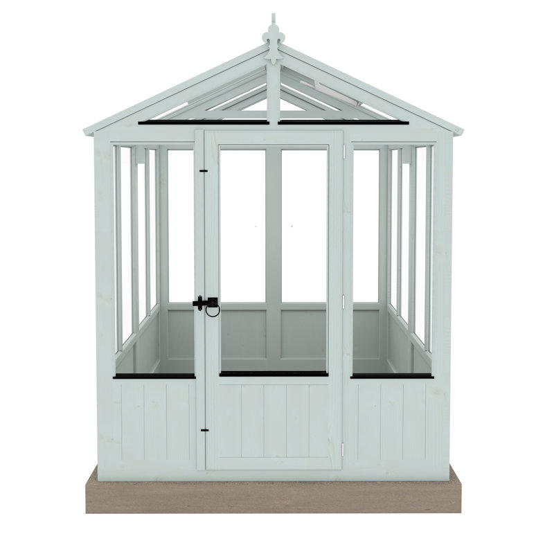 Holkham 8 ft x 6 ft Greenhouse, Blue