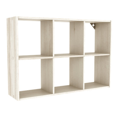 Mini 6-Cube Desktop or Wall Mount Organizer
