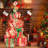 Janada Pre-Lit Stacked Gift Box Tower Christmas Decoration