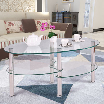 Four Leg Coffee Table with Storage