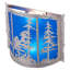 Applique murale en acier Jaithen