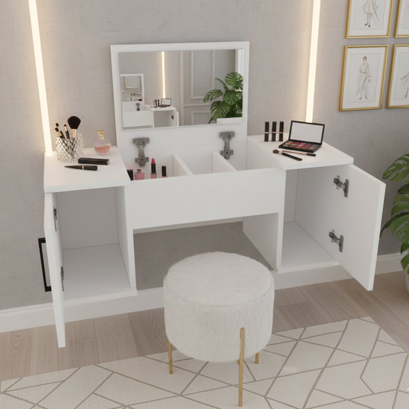 Meuble-lavabo, Blanc