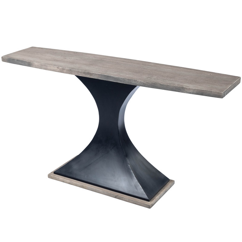 Lidiya Wood & Metal Console Table