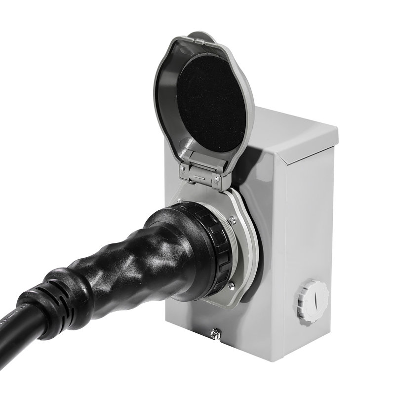 Ensemble de cordon de générateur 50 ampères et de boîte d'alimentation électrique pour VEVOR