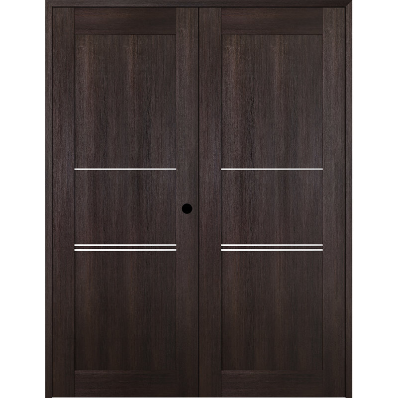 Porte standard à panneaux en bois manufacturé Avon 07 3H, Chêne Veralinga, 47,75 po x 79,37 po, Gauche