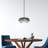 1-Light Single Drum LED Pendant-1072916056