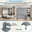 Lit escamotable avec bureau et tablettes Murphy-229458207-229458206
