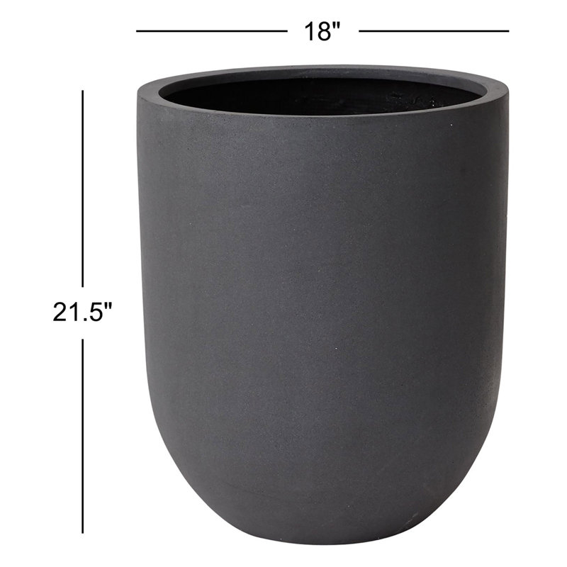 Ceola Pot Planter, 21.5" H x 18" W x 18" D